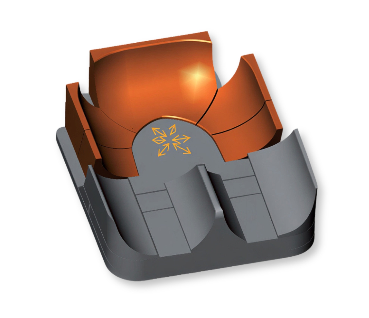 Regolazione appoggi ocanterici per ipercarico ischii