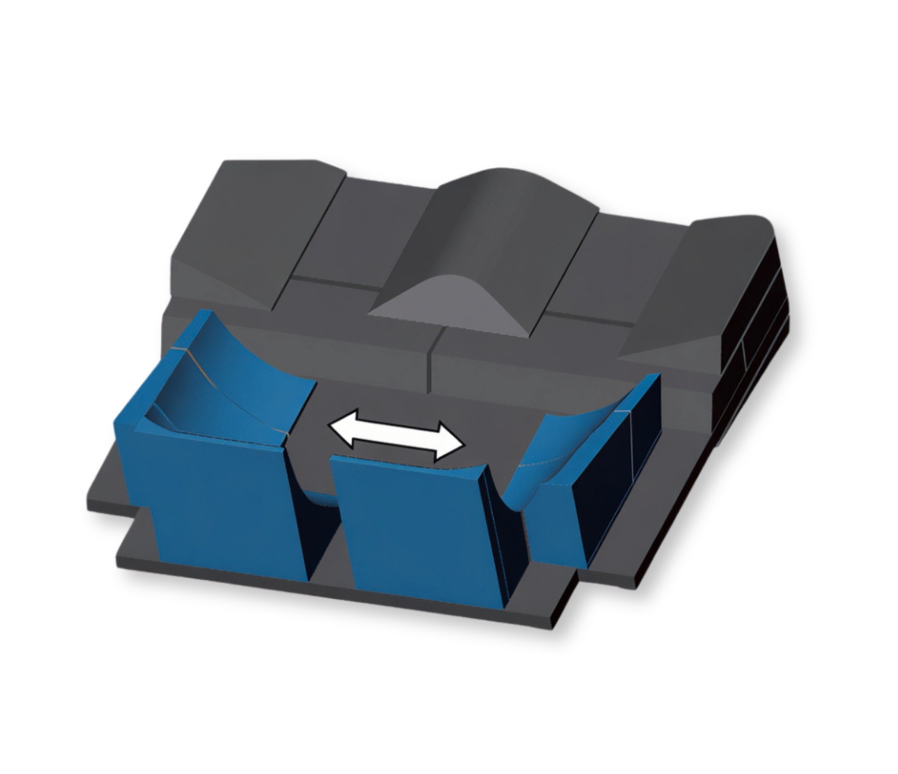 Regolazione appoggi trocanterici per ipercarico ischii