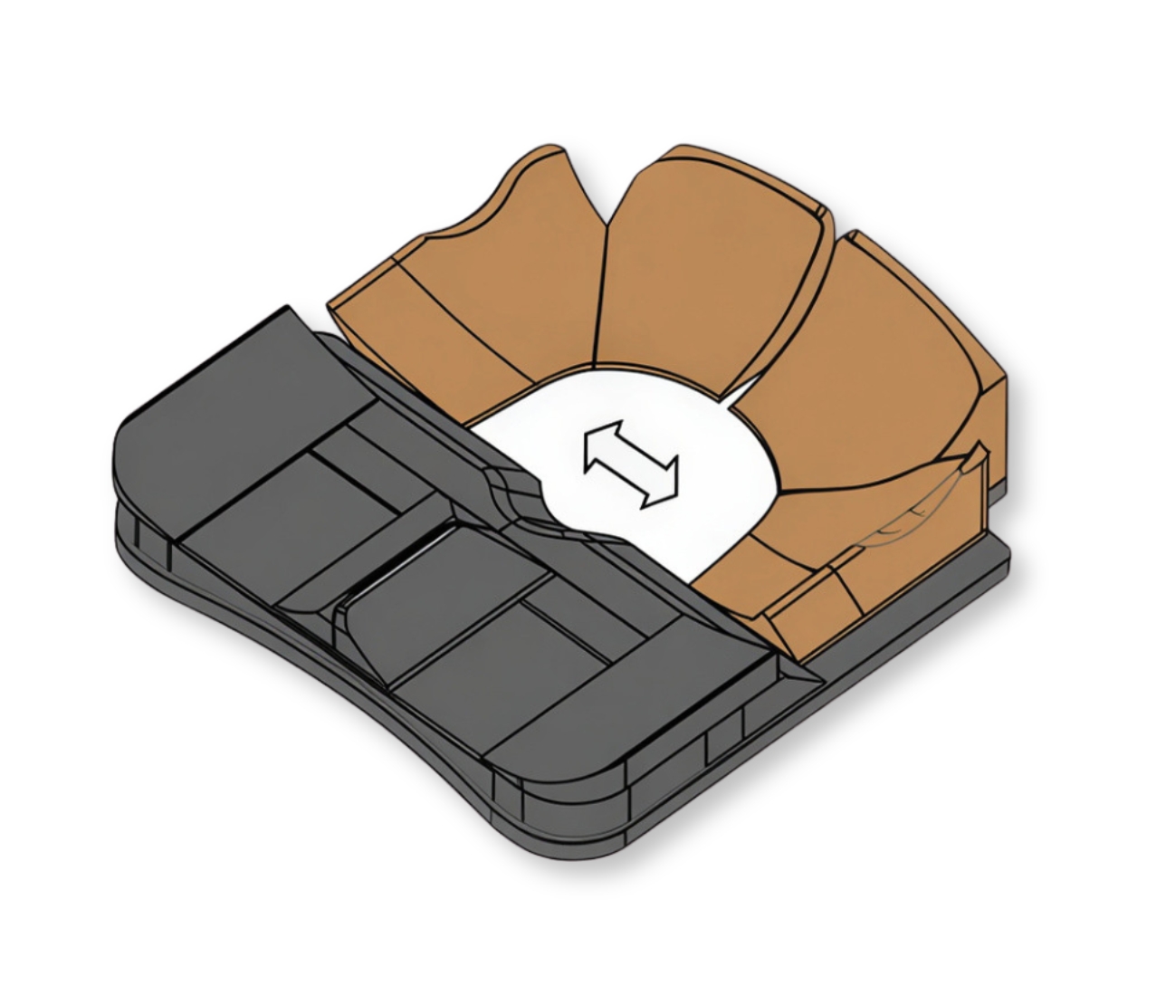 Regolazione appoggi trocanterici per prevenzione ipercarico ischii
