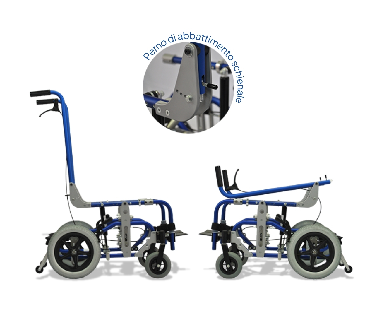 Montanti schienale fissi e abbattibili