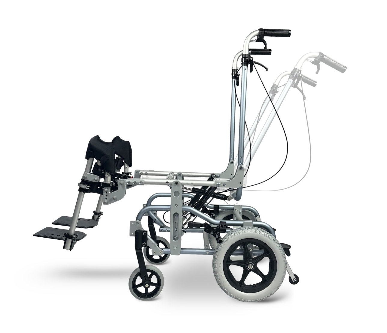 Reclinazione continua con molla (da 3° a 25°)