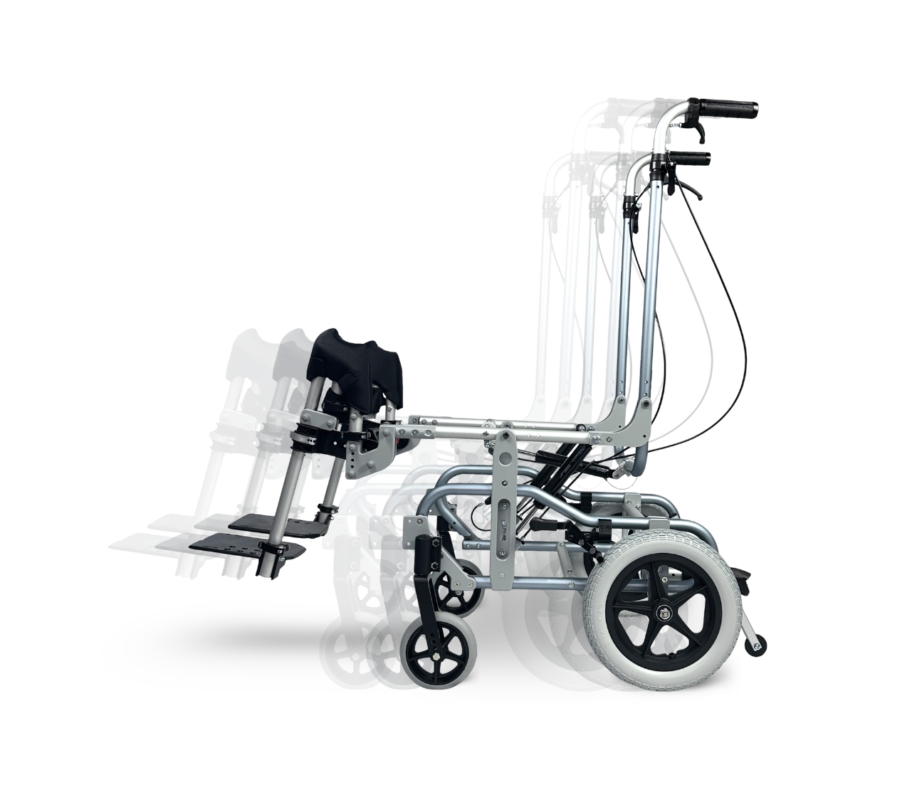 Traslazione continua della seduta rispetto al telaio